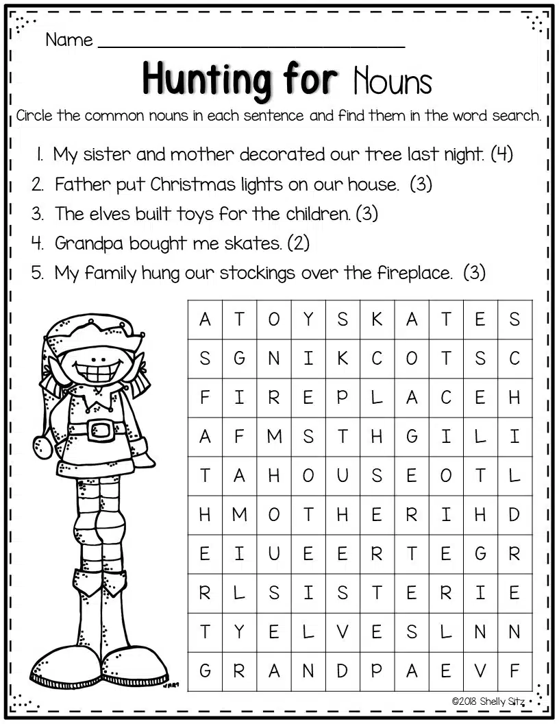 13 Free Christmas Worksheets For Second Grade Second Grade Teaching Blog 13 Free Christmas Worksheets For Second Grade Second Grade Teaching Blog