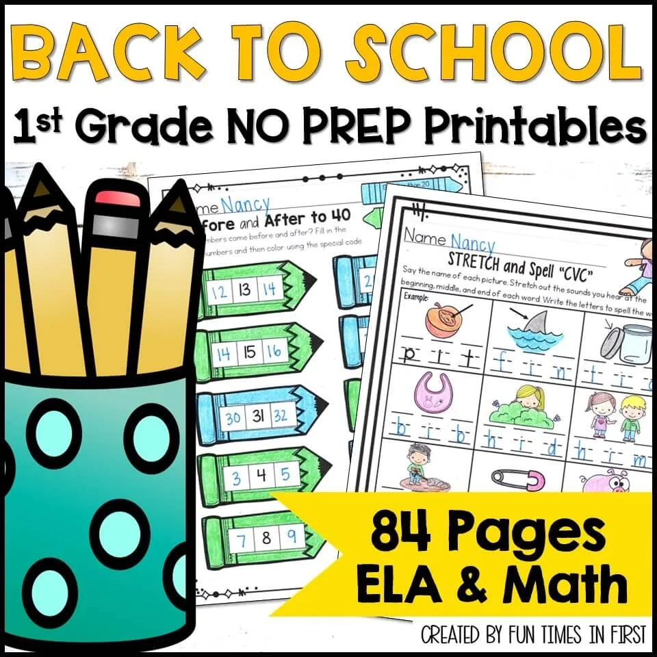 First Grade Printable Worksheets First Grade Printable Worksheets