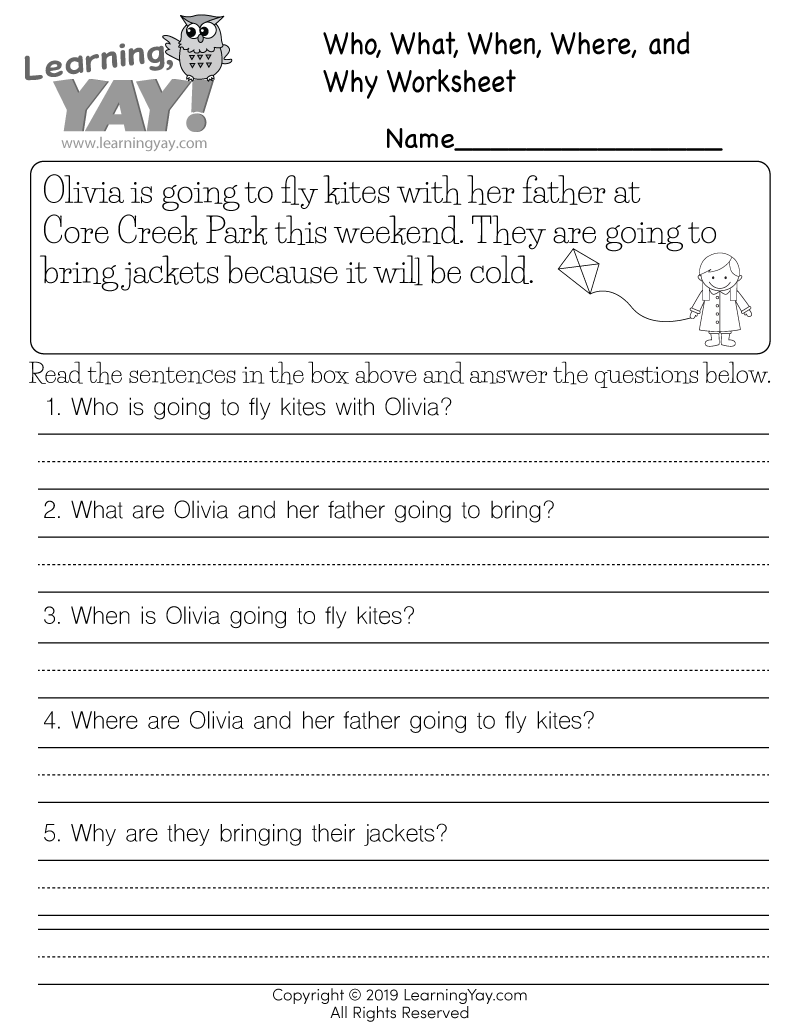 Free Printable Reading Worksheets For 1st Grade Free Printable Reading Worksheets For 1st Grade