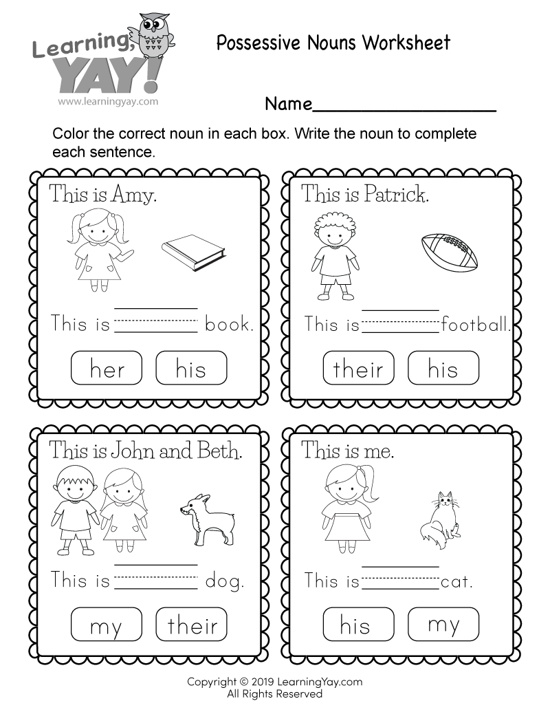 Printable School Worksheets Printable School Worksheets