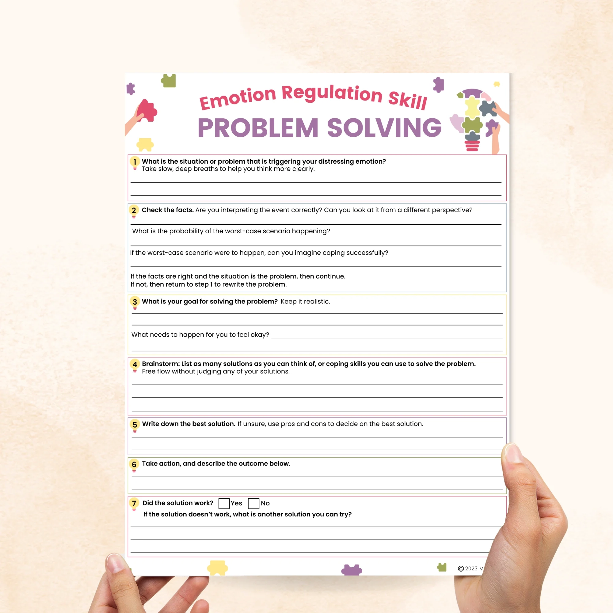 Free Printable Emotional Regulation Worksheets For Adults Free Printable Emotional Regulation Worksheets For Adults
