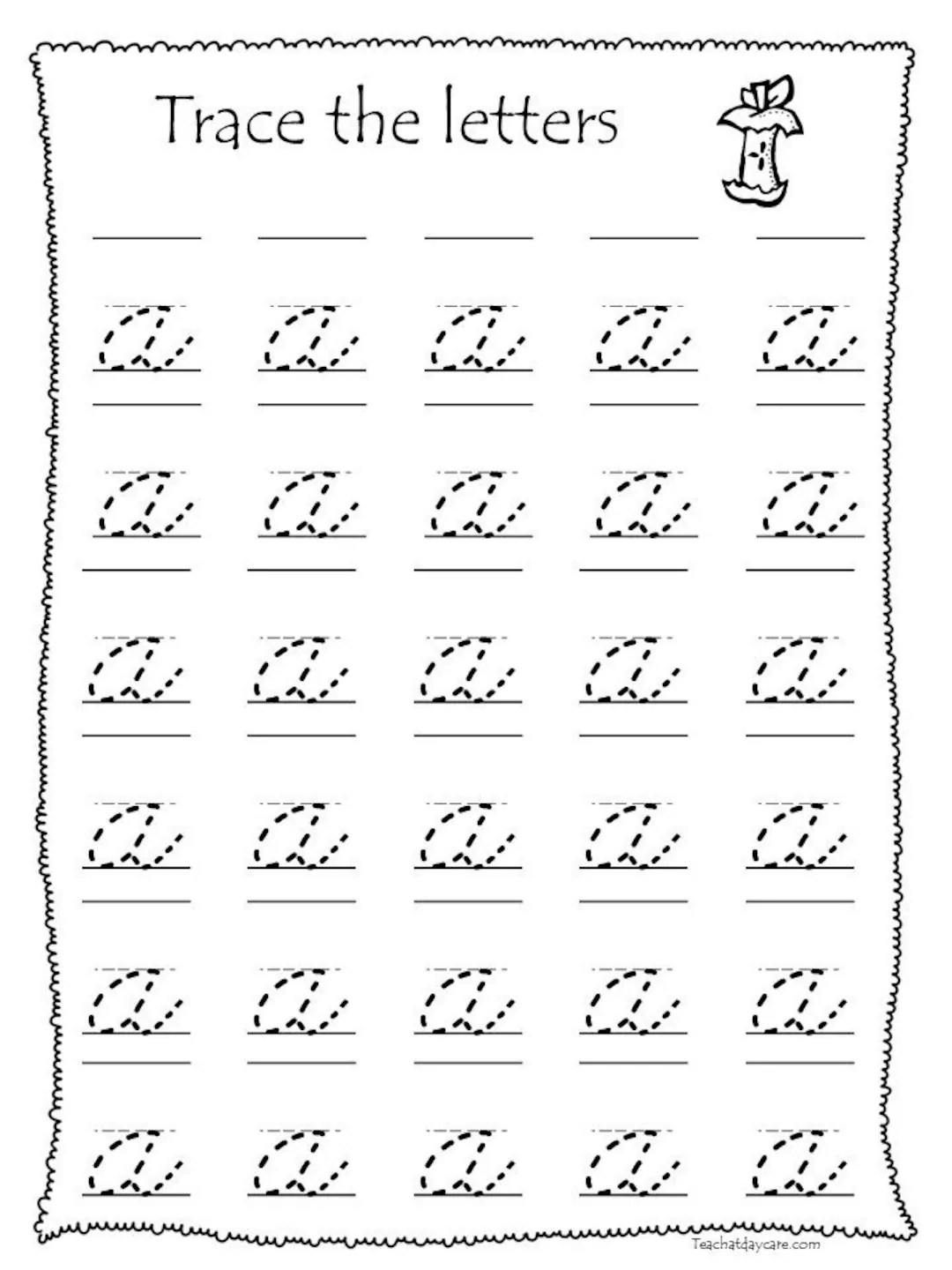 26 Printable Lowercase Cursive Trace The Alphabet Worksheets 1st 4th Grade Handwriting Etsy 26 Printable Lowercase Cursive Trace The Alphabet Worksheets 1st 4th Grade Handwriting Etsy