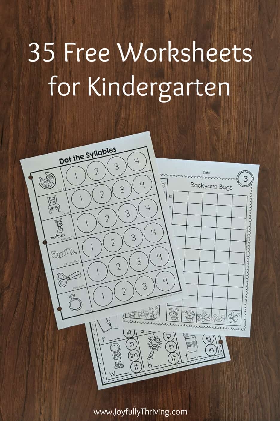 35 No Prep Free Kindergarten Worksheets U0026 Activities 35 No Prep Free Kindergarten Worksheets U0026 Activities