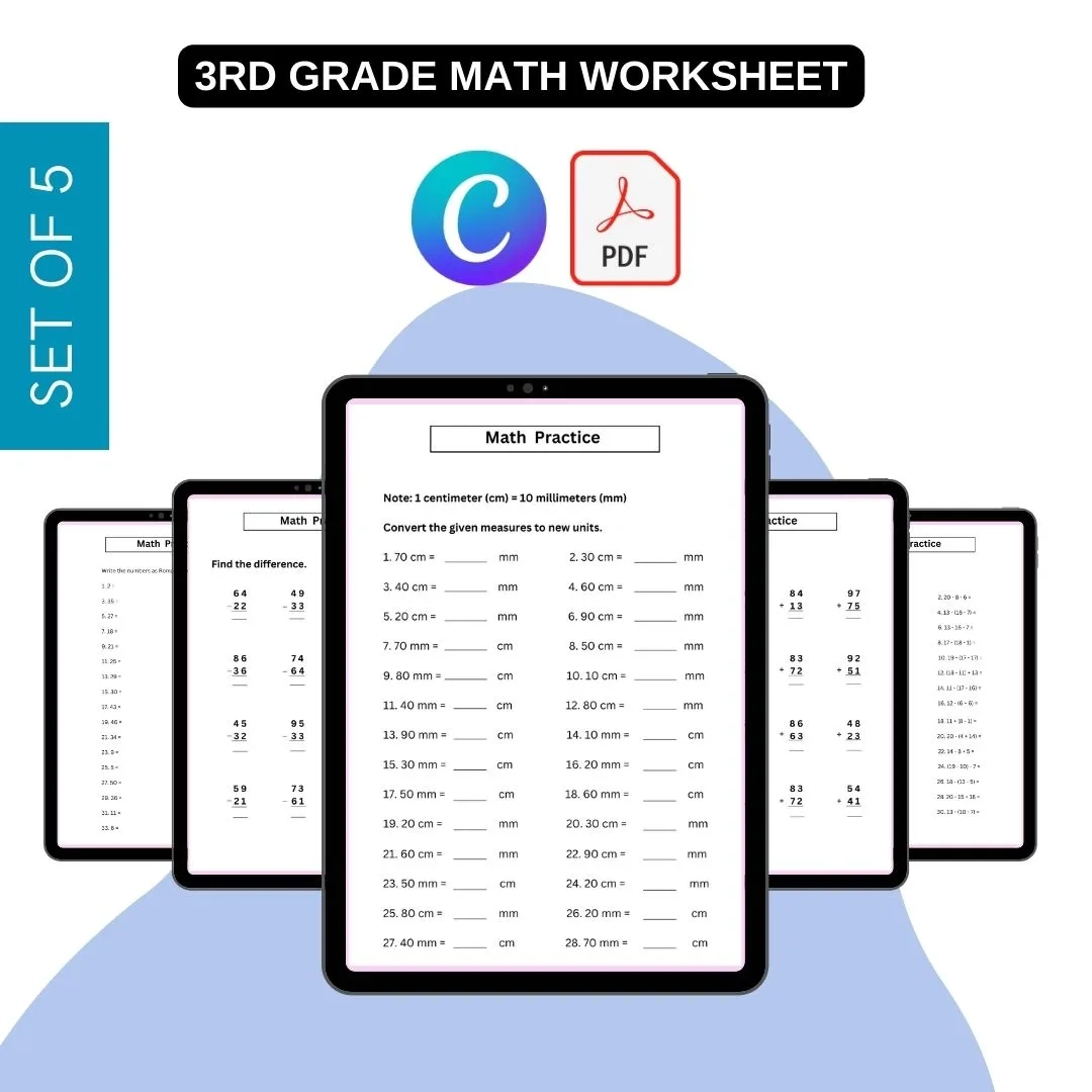 3rd Grade Math Worksheets Template Printable PDF Word 3rd Grade Math Worksheets Template Printable PDF Word