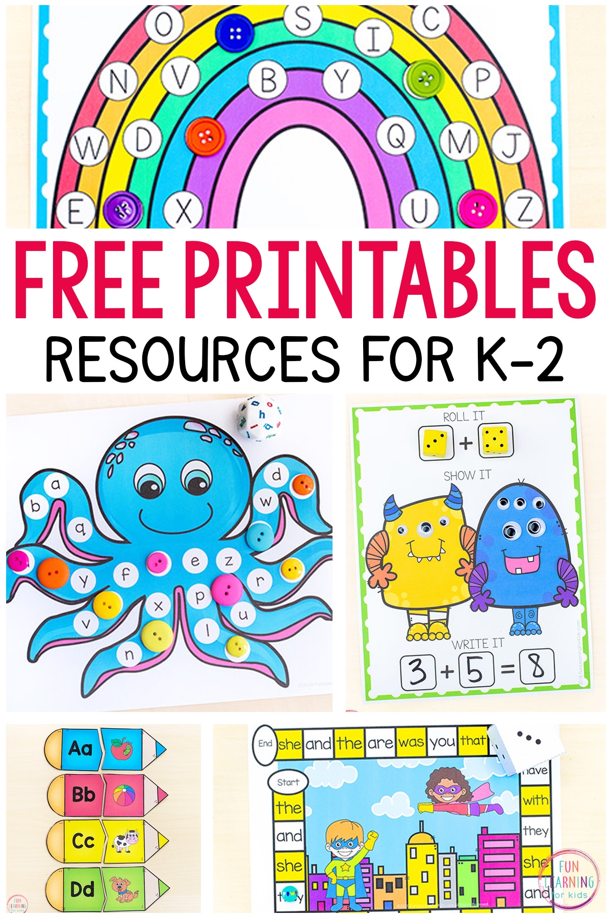 Free Printable Worksheet Preschool