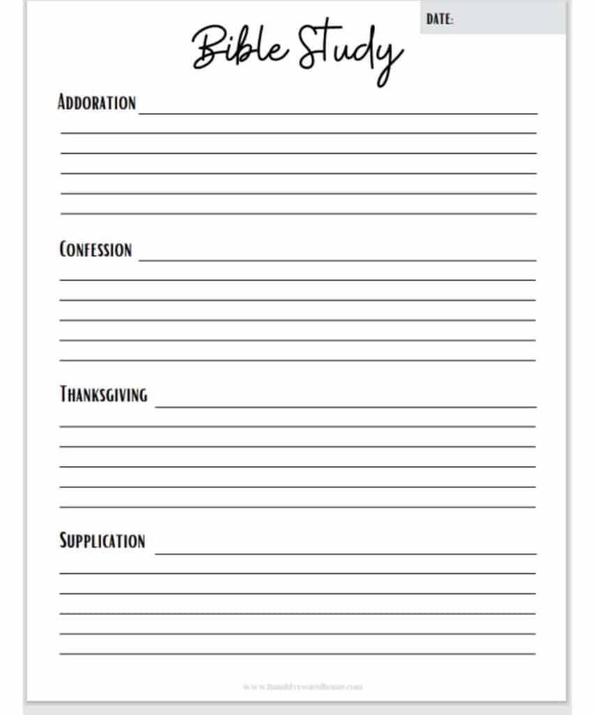 5 Free Printable Bible Study Worksheets For Christian Women 5 Free Printable Bible Study Worksheets For Christian Women