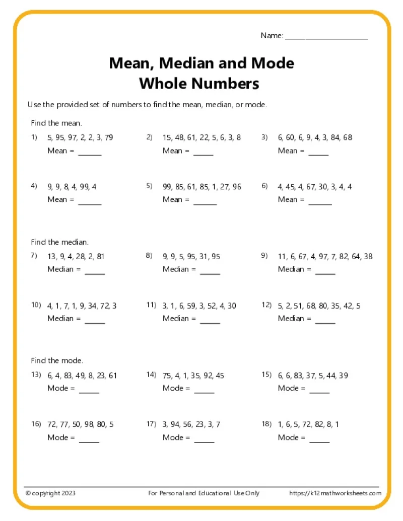 6th Grade Printable Worksheets 6th Grade Printable Worksheets