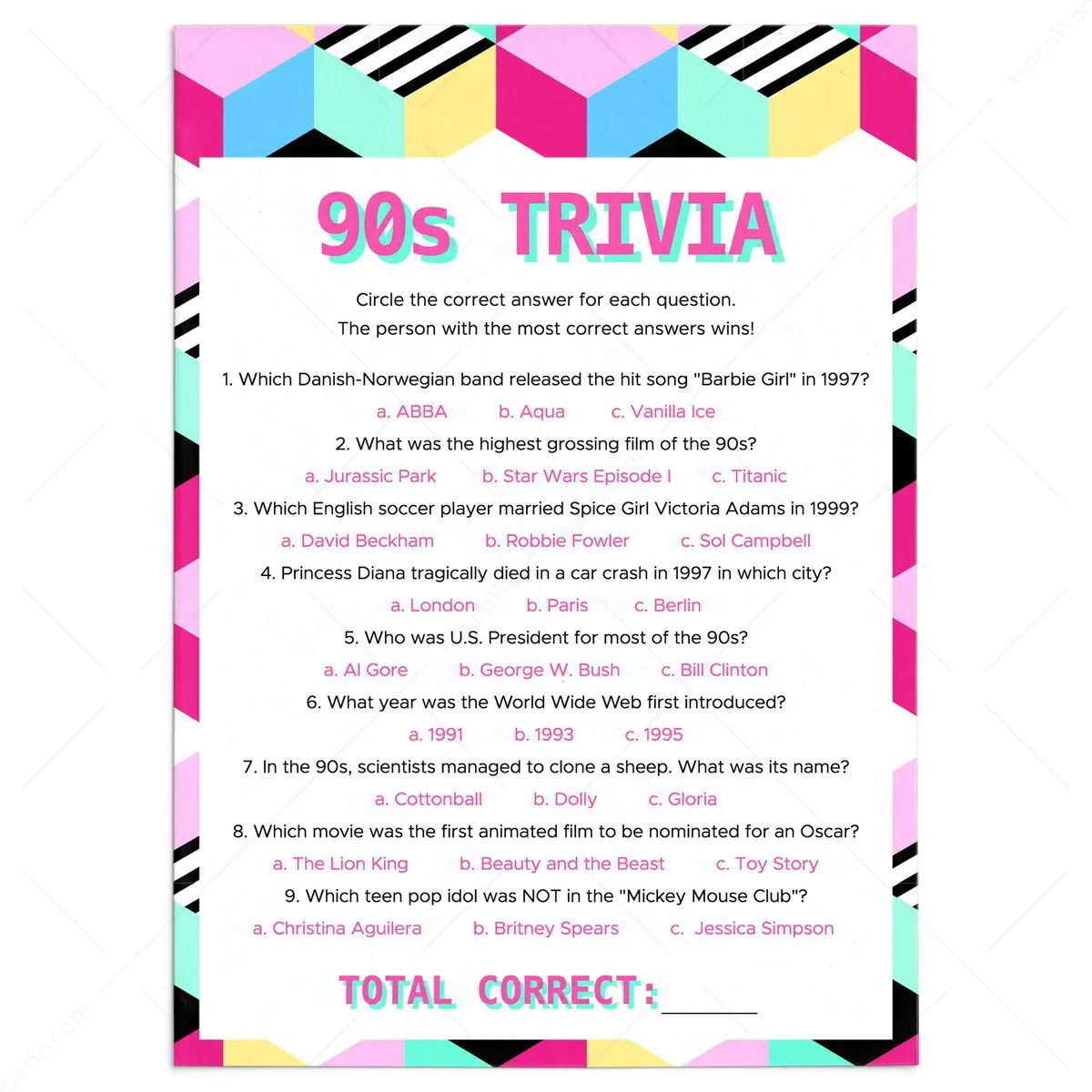 Trivia Worksheets Printable Trivia Worksheets Printable
