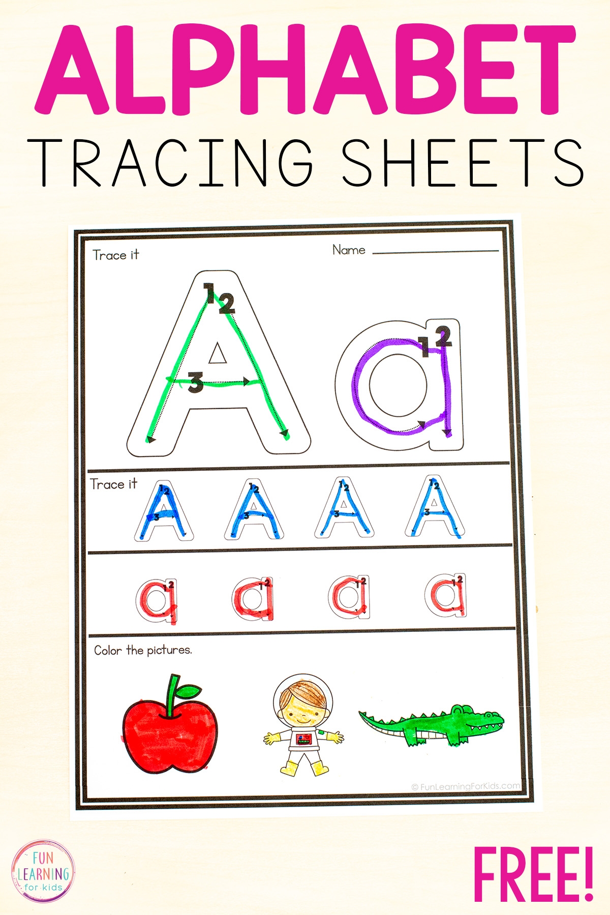 Preschool Free Printable Worksheets Alphabet