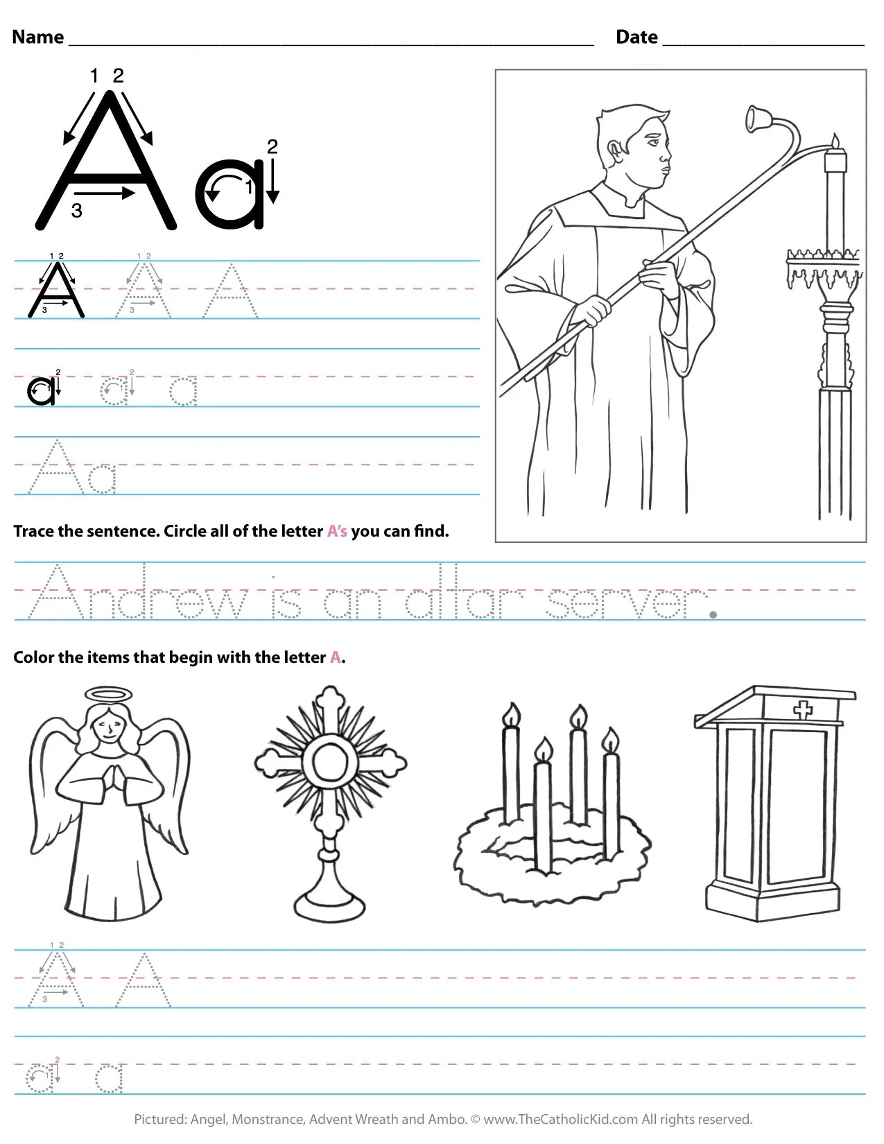 Free Printable Catholic Worksheets Free Printable Catholic Worksheets