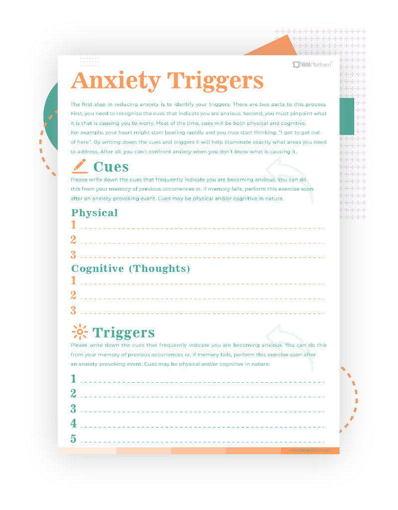Anxiety Worksheets Anxiety Worksheets