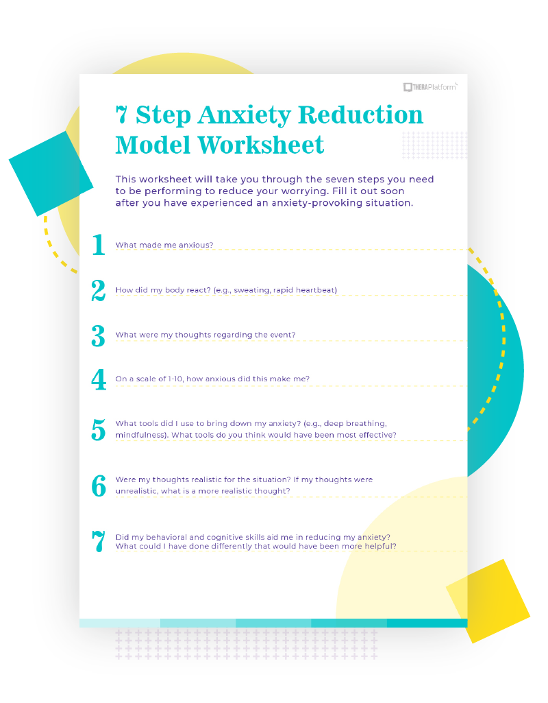 Anxiety Worksheets Anxiety Worksheets