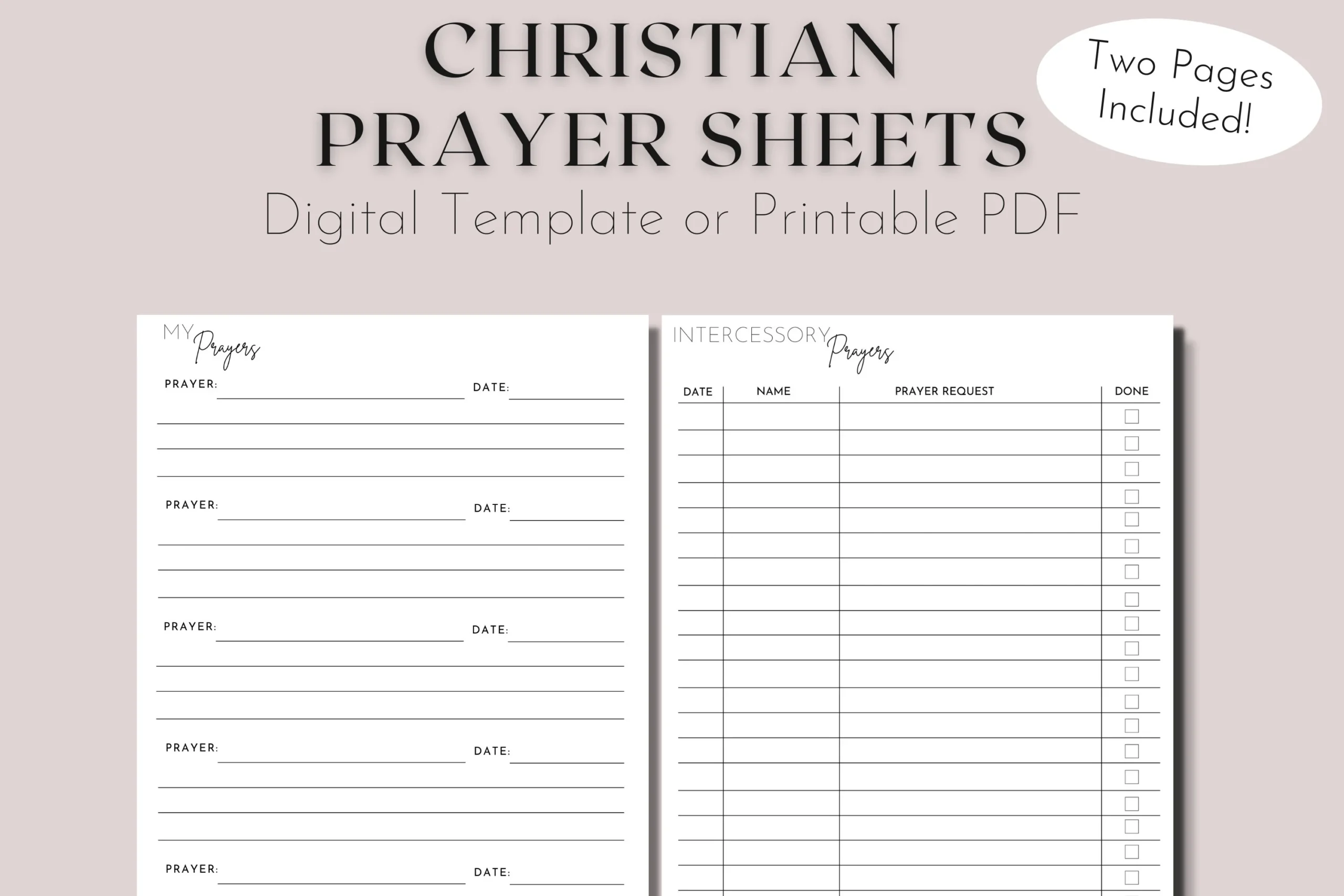 Free Printable Prayer Worksheets Free Printable Prayer Worksheets