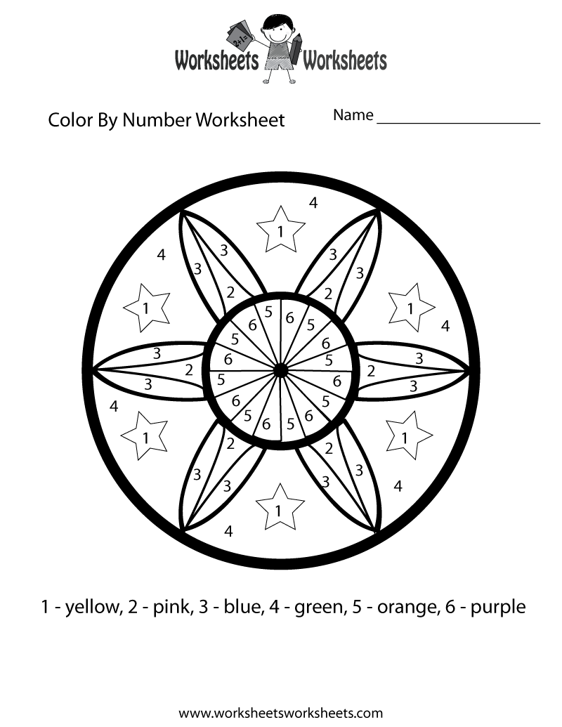 Color By Number Math Worksheet Worksheets Worksheets Color By Number Math Worksheet Worksheets Worksheets