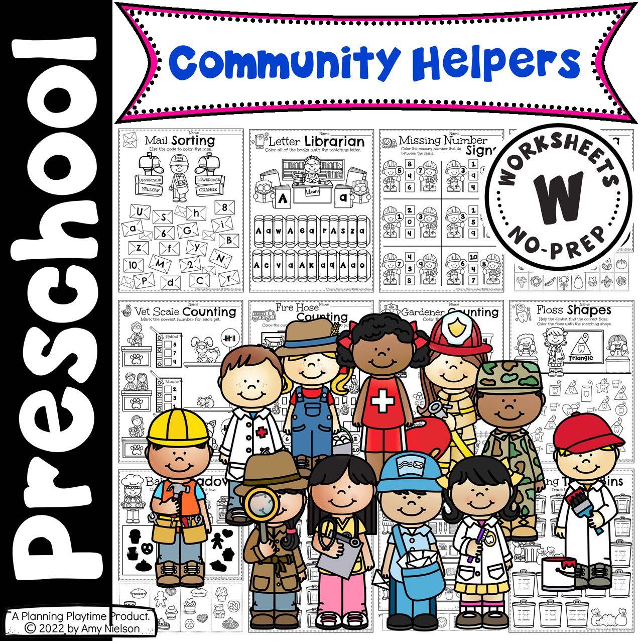 Printable Community Helpers Worksheets Printable Community Helpers Worksheets
