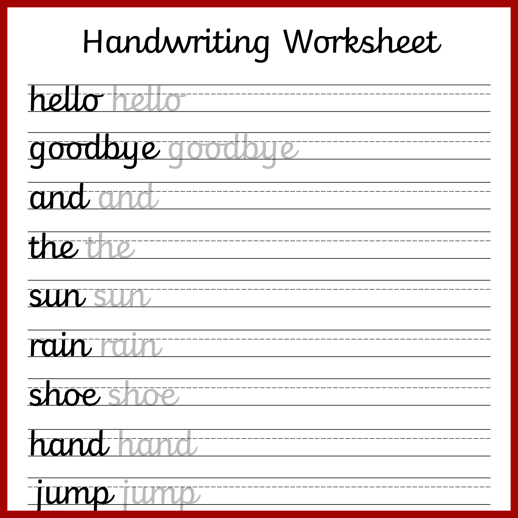 Free Printable Cursive Handwriting Worksheets Pdf Free Printable Cursive Handwriting Worksheets Pdf