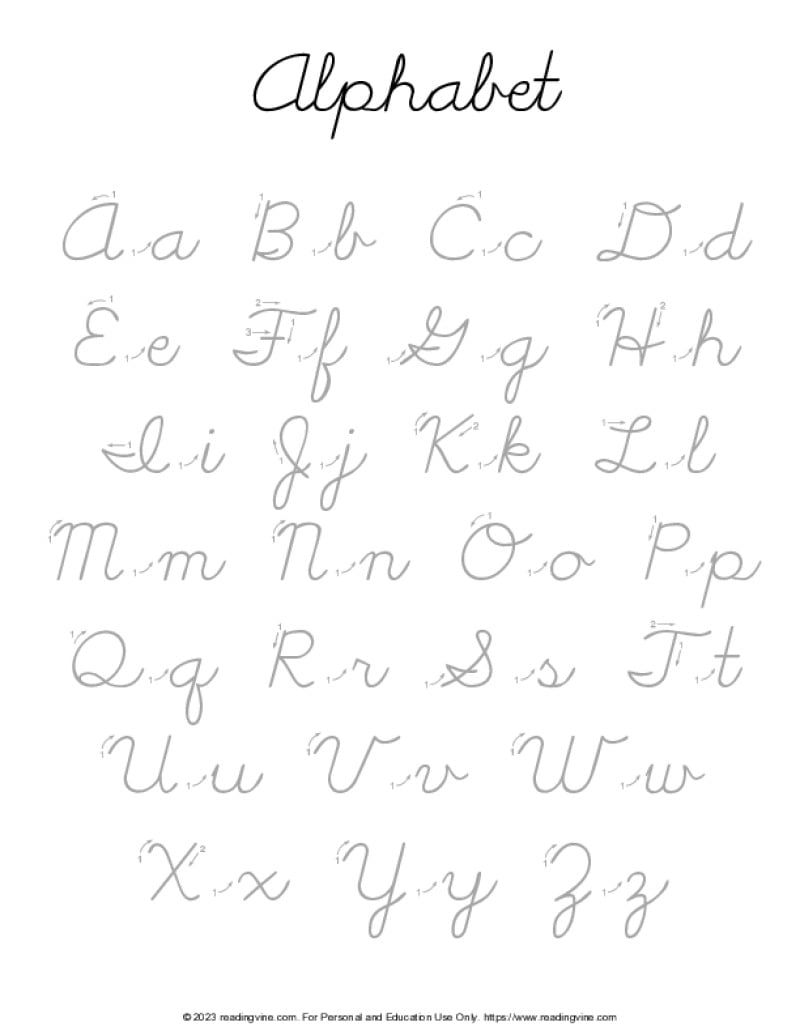 Free Cursive Worksheets Printable Free Cursive Worksheets Printable