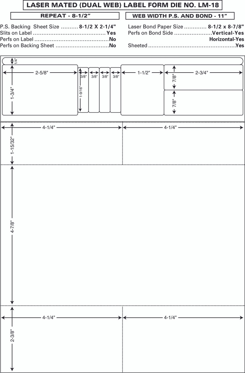 Custom 8 5 X 11 Pharmacy Label For Laser Printers LM018 Custom 8 5 X 11 Pharmacy Label For Laser Printers LM018