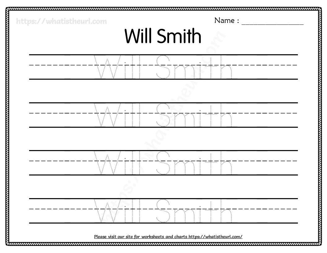 Printable Name Worksheets Printable Name Worksheets