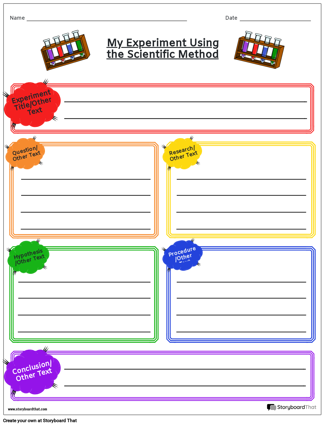 Printable Scientific Method Worksheet Pdf