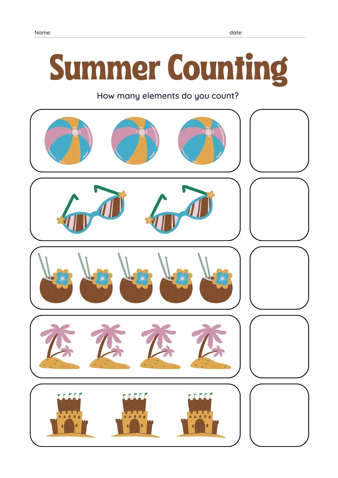 Customize 963 Kindergarten Math Worksheets Templates Online Canva