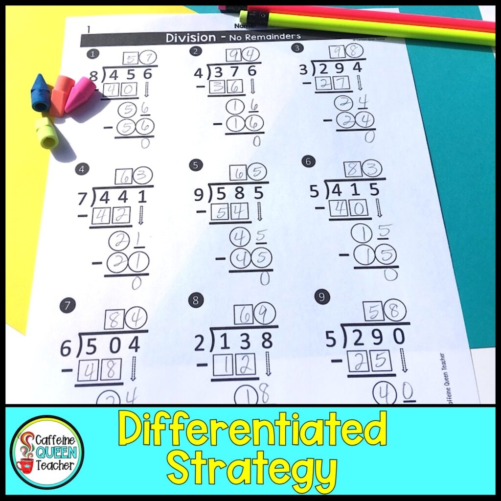 Long Division Printable Worksheets Long Division Printable Worksheets