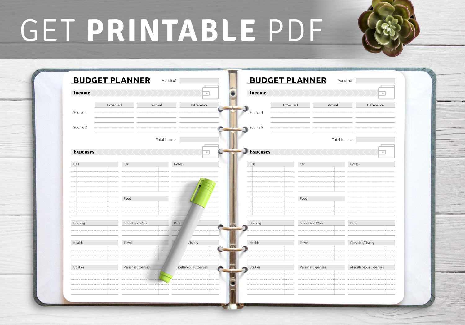 Free Printable Monthly Budgeting Worksheets Free Printable Monthly Budgeting Worksheets