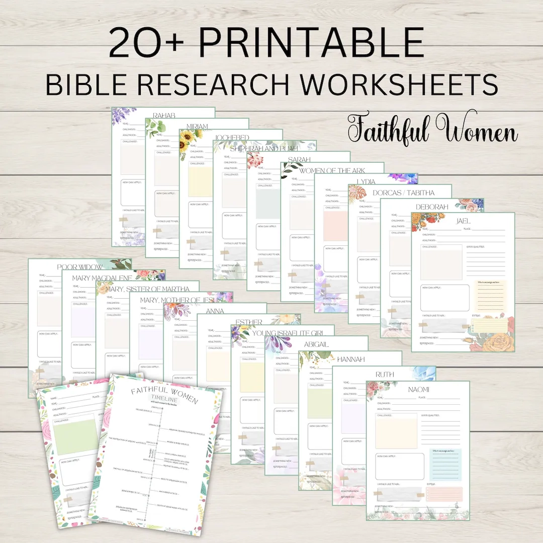 Faithful Women Bible Study Printable Women Of Faith Biblical Research Worksheets Christian Bible Study Help Bible Reading Journal Homeschool Etsy Canada Faithful Women Bible Study Printable Women Of Faith Biblical Research Worksheets Christian Bible Study Help Bible Reading Journal Homeschool Etsy Canada