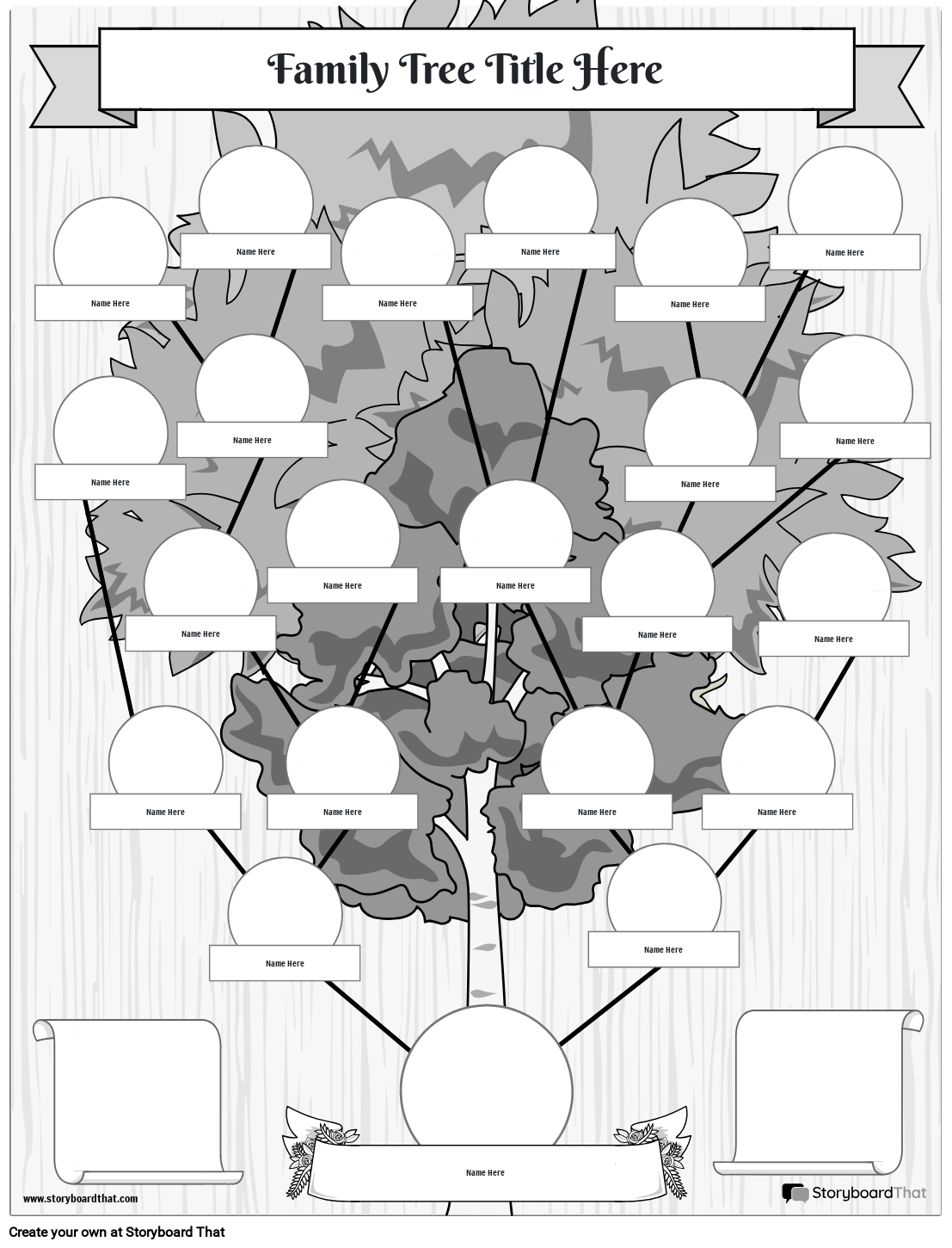 Family Tree Maker Free Templates By Storyboard That Family Tree Maker Free Templates By Storyboard That