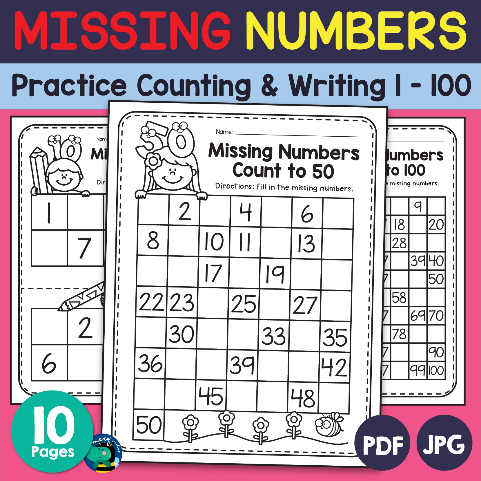 Numbers 1 To 100 Printable Worksheets Numbers 1 To 100 Printable Worksheets
