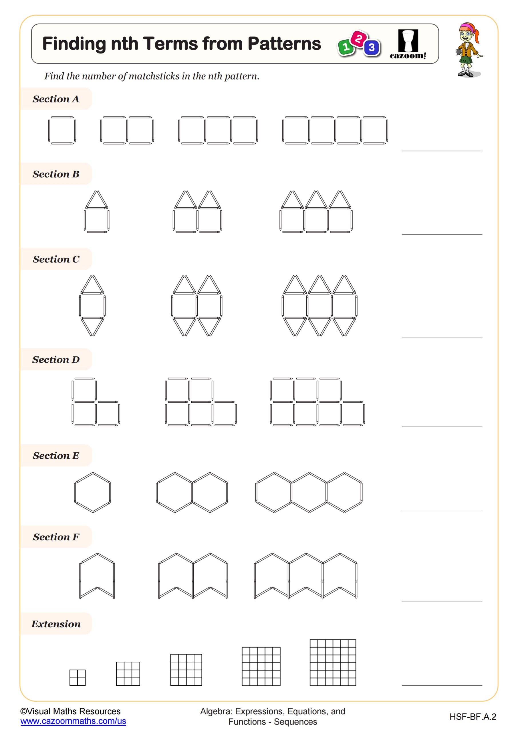 Printable Algebra Worksheets Printable Algebra Worksheets