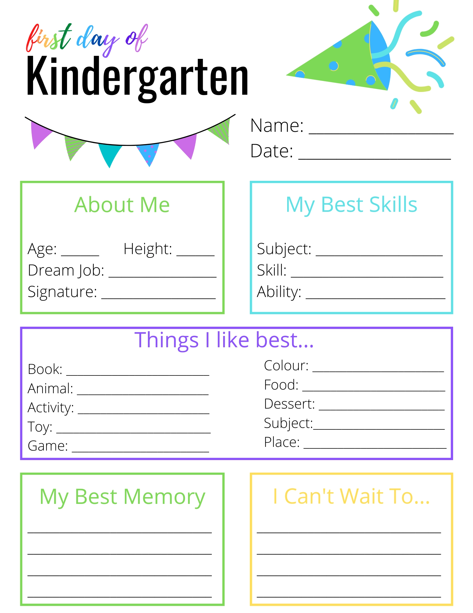 Free Homeschool Printable Worksheets