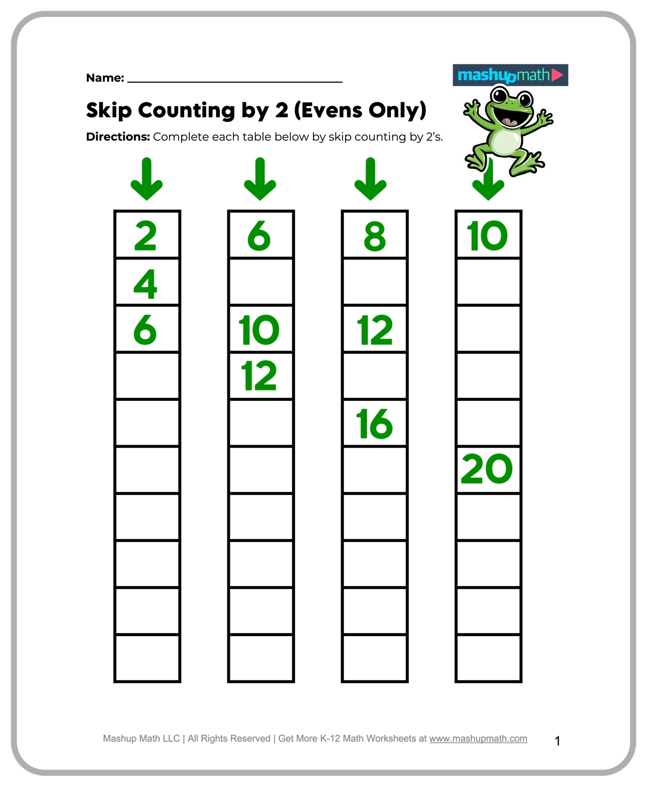 Free Printable Math Worksheets For 2nd Grade