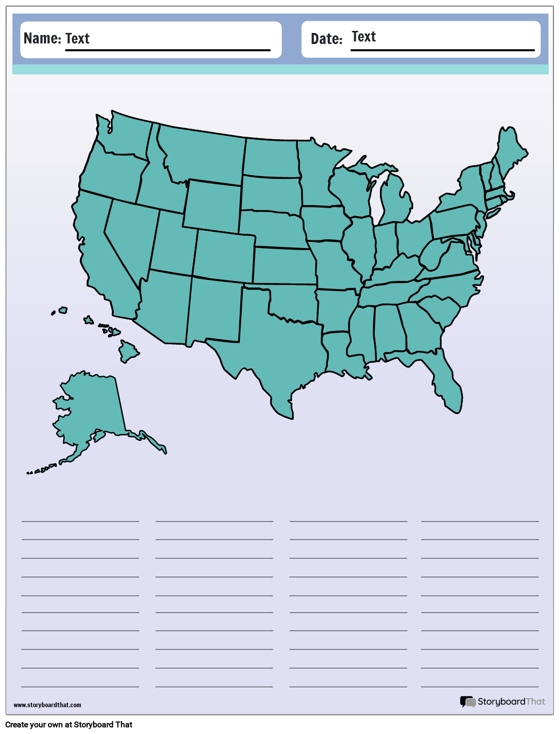 Free 50 States Worksheets Customize And Print Online Free 50 States Worksheets Customize And Print Online