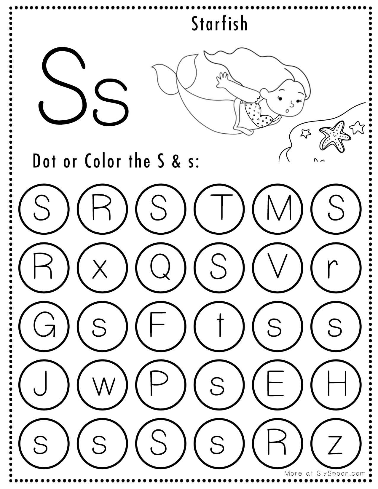 Printable S Worksheets Printable S Worksheets