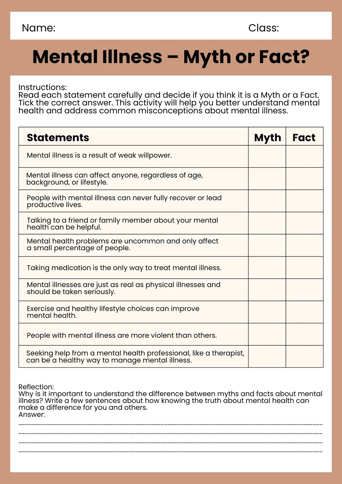 Free Printable Mental Health Worksheets For Adults Free Printable Mental Health Worksheets For Adults