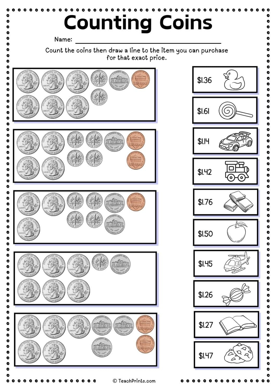 Free Counting Money And Coins Worksheets Teach Prints Free Counting Money And Coins Worksheets Teach Prints