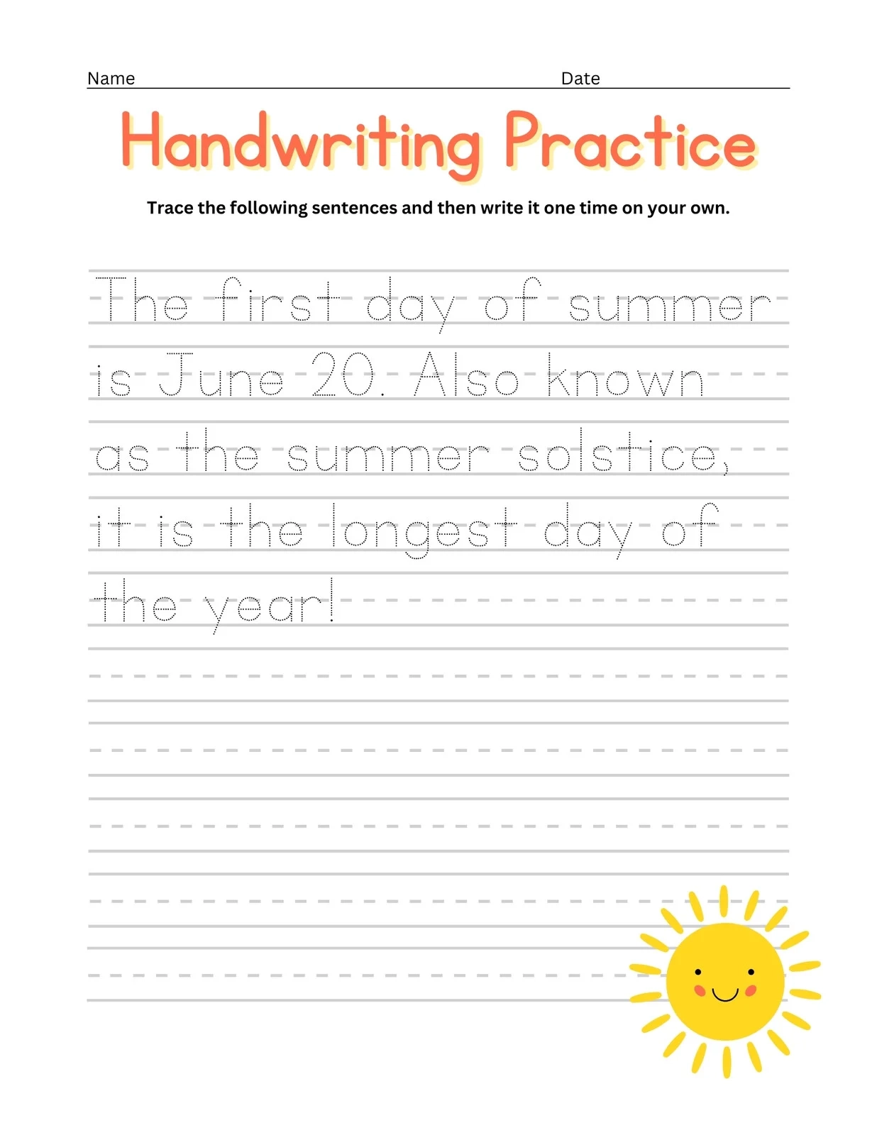 Free Custom Printable Handwriting Worksheet Templates Canva Free Custom Printable Handwriting Worksheet Templates Canva