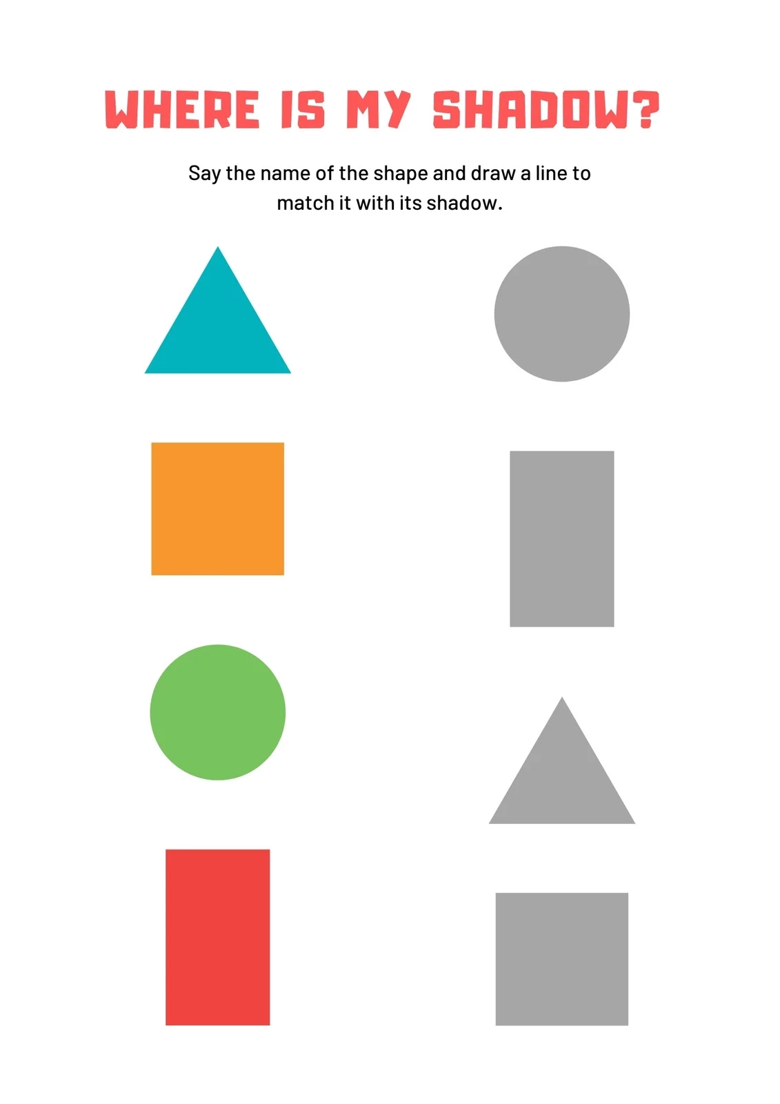 Free Preschool Worksheets Age 3-4 Printable Free Preschool Worksheets Age 3-4 Printable