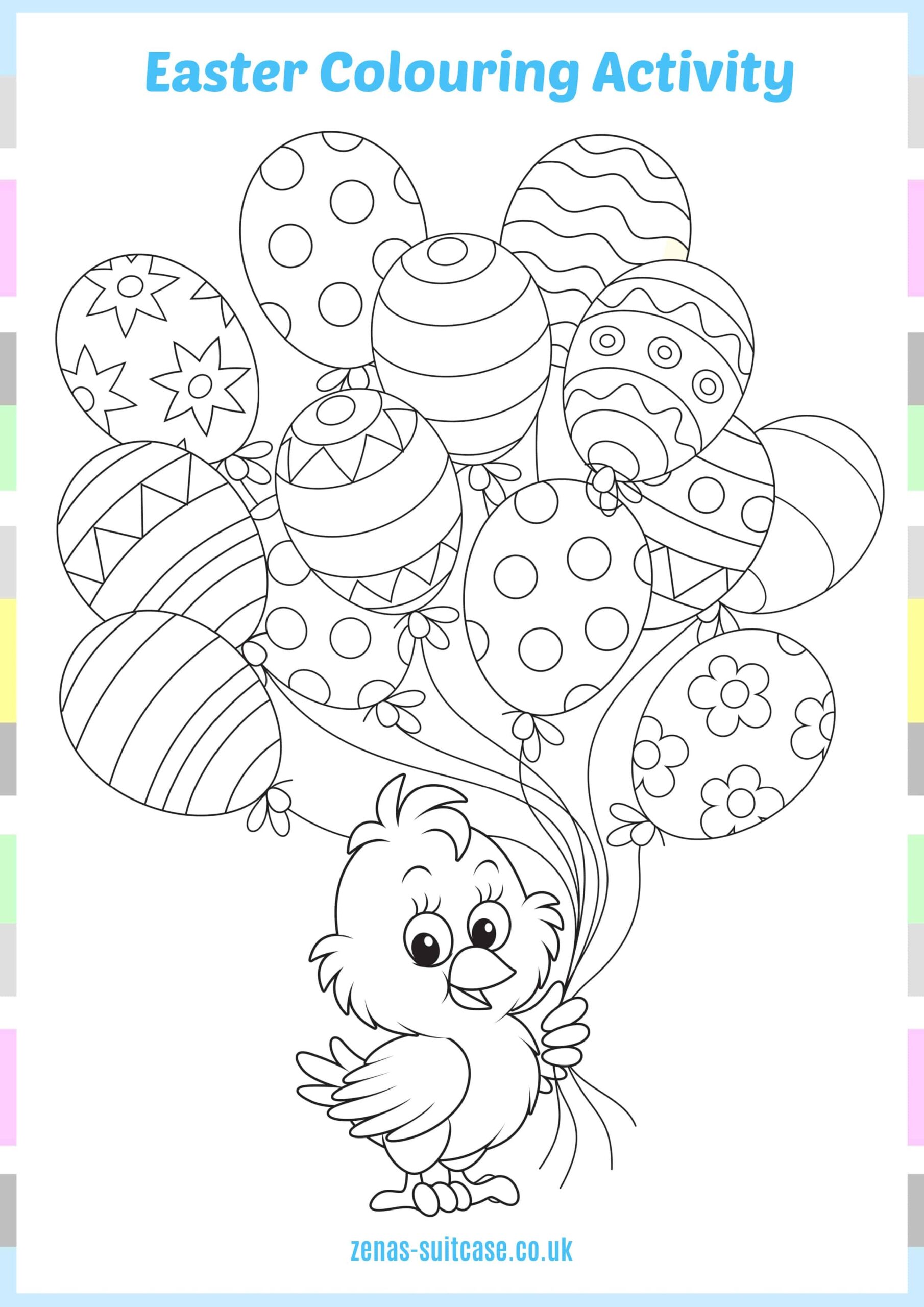 FREE Easter Colouring U0026 Activity Pages For Kids