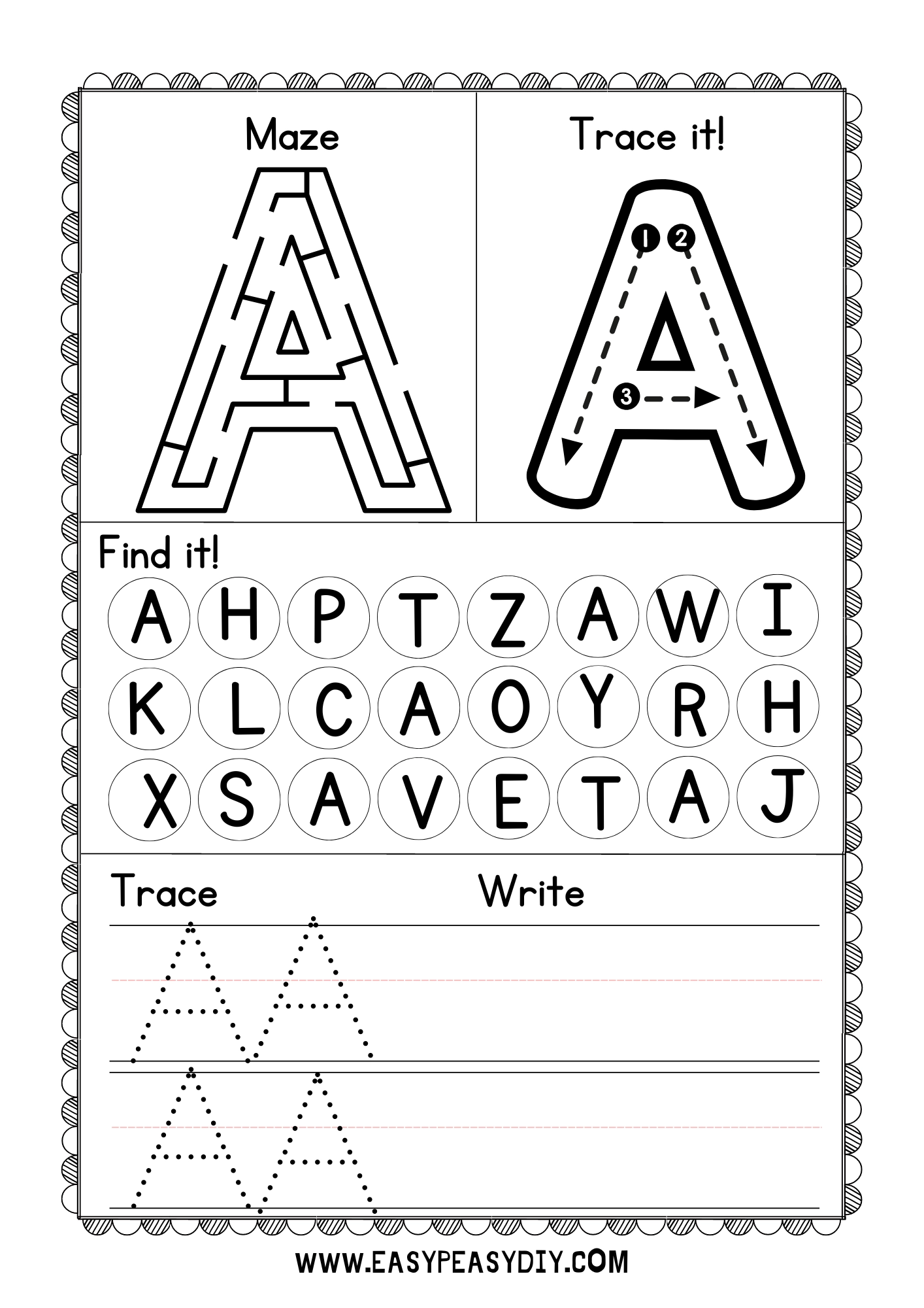 Free Educational Worksheets Pre K K Easy Peasy DIY Free Educational Worksheets Pre K K Easy Peasy DIY