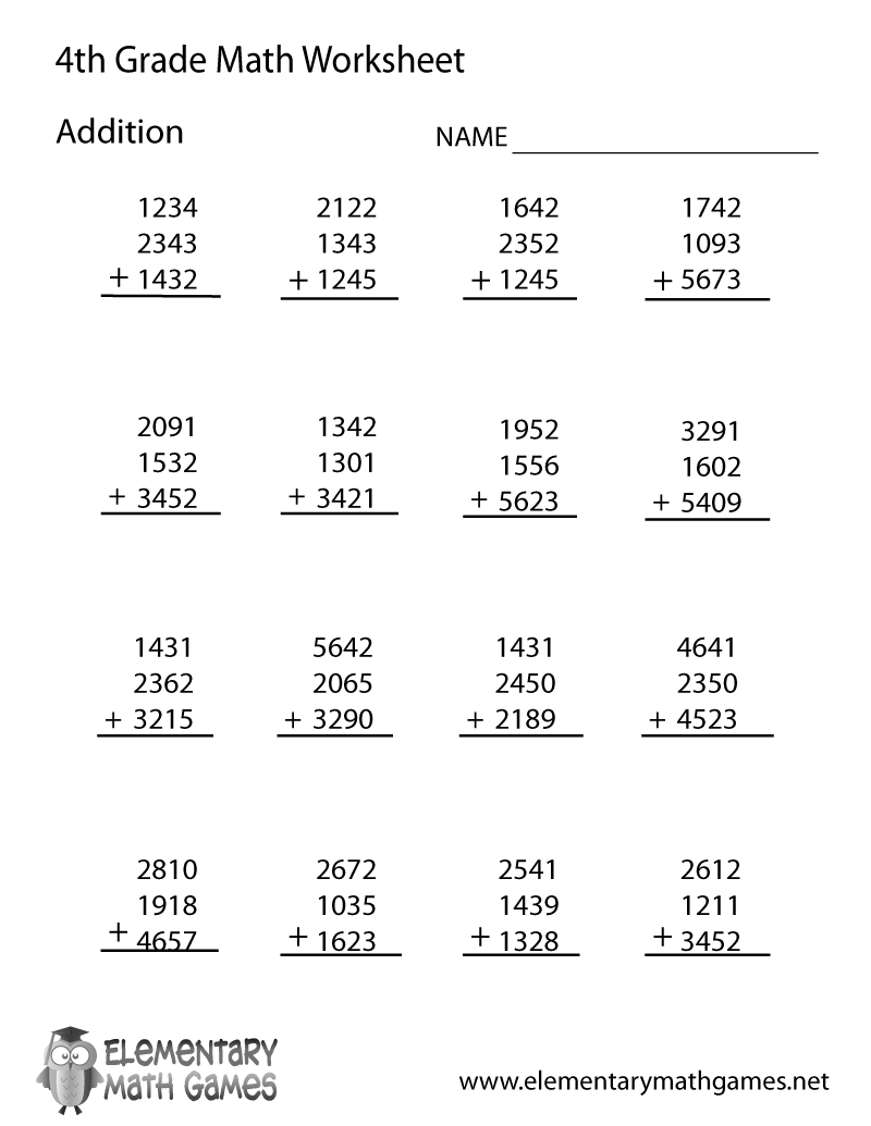 Addition Worksheets Printable Addition Worksheets Printable