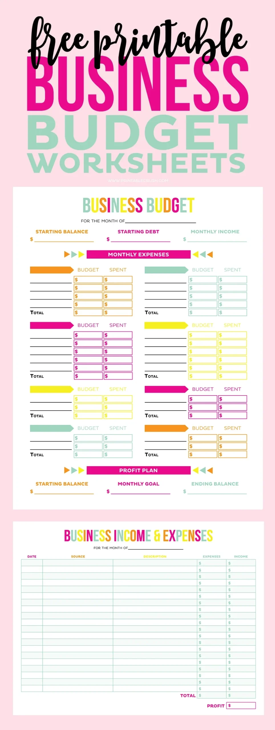 FREE Printable Business Budget Worksheets Printable Crush FREE Printable Business Budget Worksheets Printable Crush