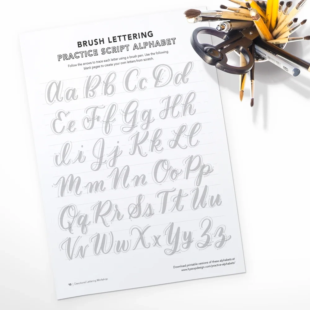 Free Printable Calligraphy Worksheets
