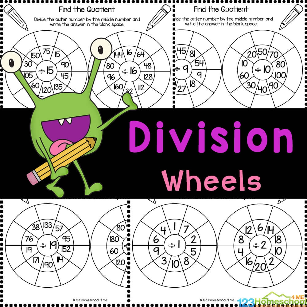 Free Printable Worksheets For Division Free Printable Worksheets For Division