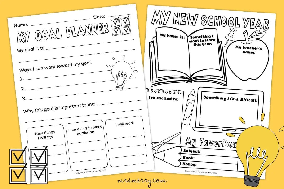 Goal Worksheet Printable
