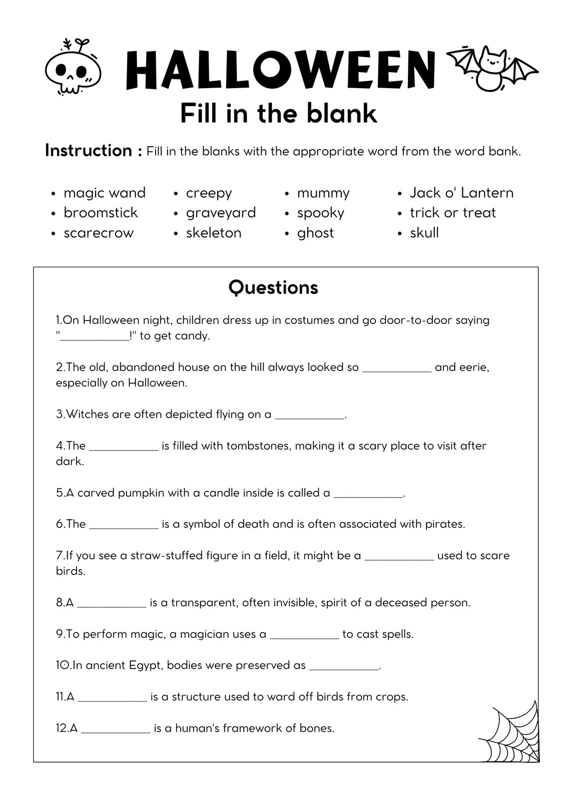 Halloween Activities Printable Worksheets Halloween Activities Printable Worksheets