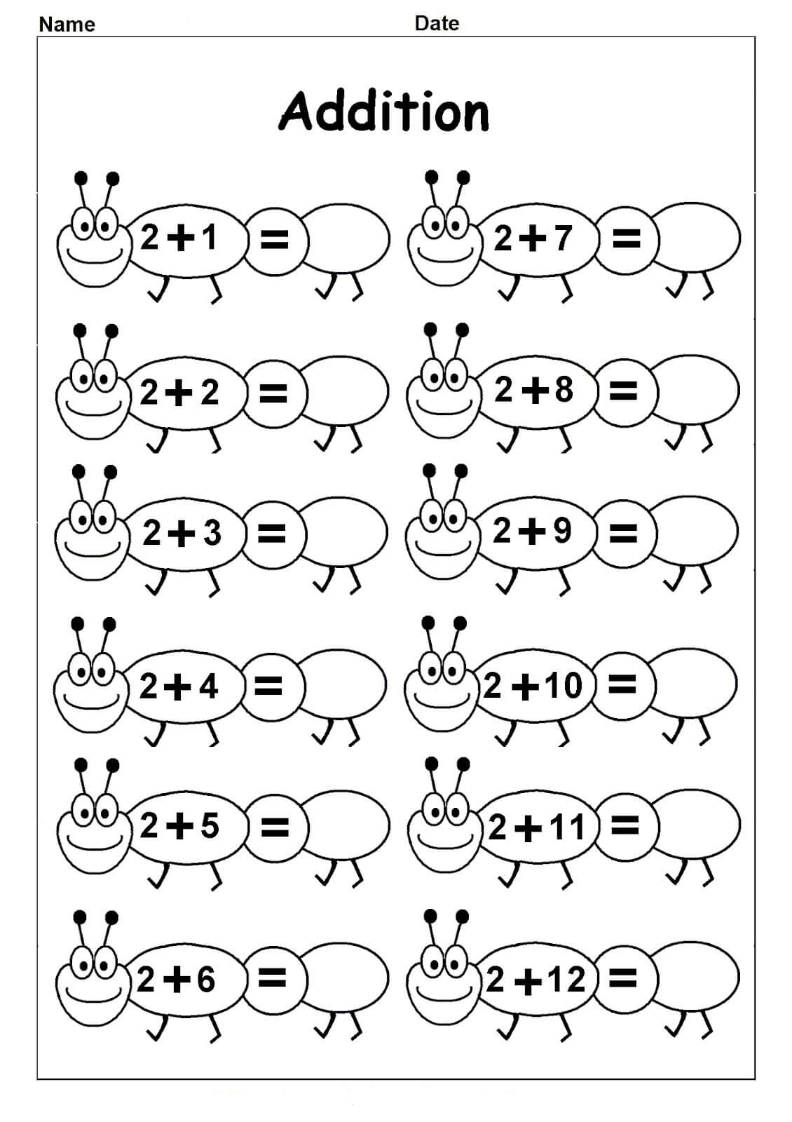 Free Printable Kindergarten Math Worksheets Free Printable Kindergarten Math Worksheets