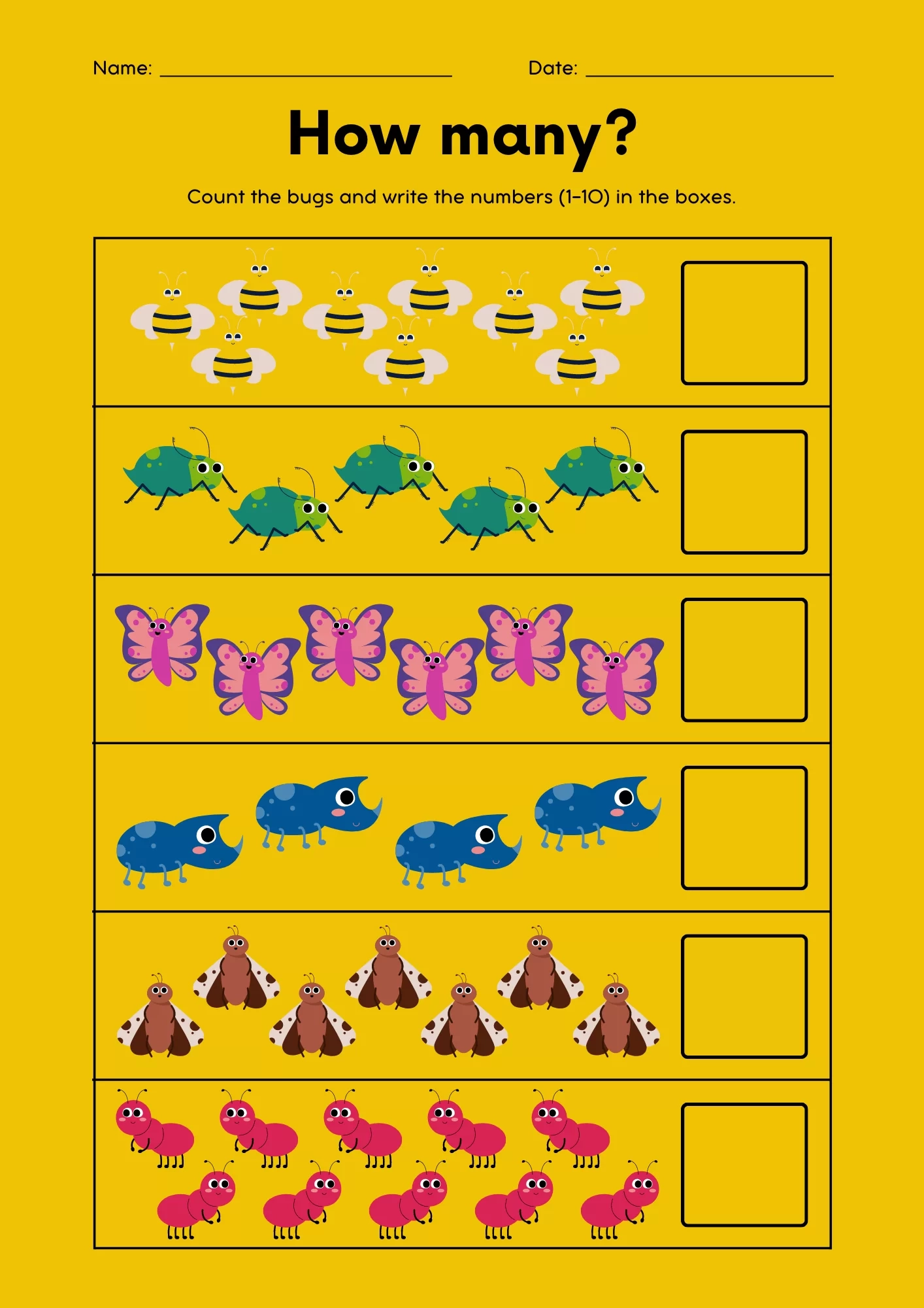 Free Printable Kindergarten Maths Worksheets Pdf