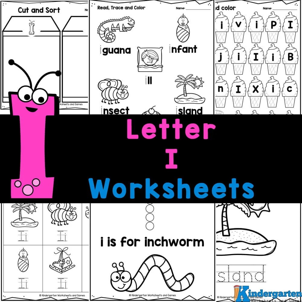 Printable Letter I Worksheets